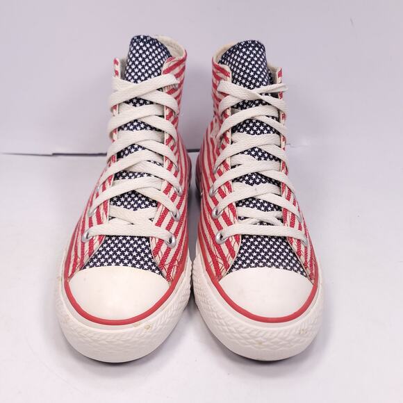 Converse All Star Athletic Sneaker Shoe Womens Size 6 Mens Size 4 122177F Red - Picture 2 of 10